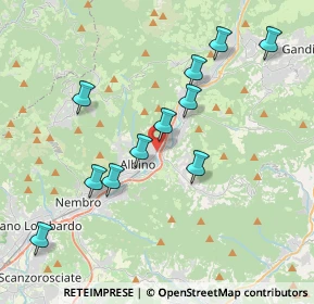 Mappa Via E.Mattei, 24021 Albino BG, Italia (3.76182)