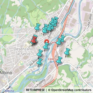 Mappa Via E.Mattei, 24021 Albino BG, Italia (0.3645)