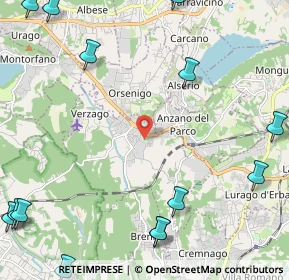 Mappa 22040 Alzate Brianza CO, Italia (3.44)