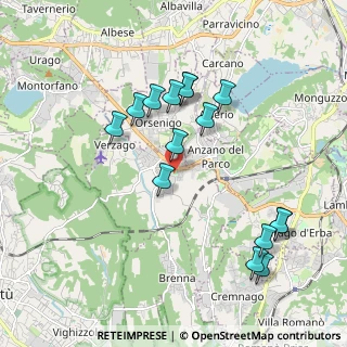 Mappa 22040 Alzate Brianza CO, Italia (1.936)