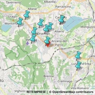 Mappa 22040 Alzate Brianza CO, Italia (2.09083)
