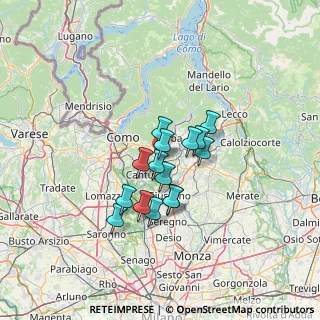 Mappa 22040 Alzate Brianza CO, Italia (9.3)