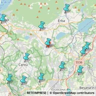 Mappa 22040 Alzate Brianza CO, Italia (6.38231)
