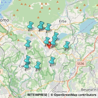 Mappa 22040 Alzate Brianza CO, Italia (3.24462)