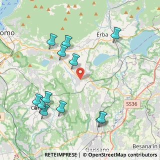Mappa 22040 Alzate Brianza CO, Italia (4.59083)