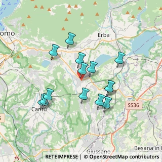 Mappa 22040 Alzate Brianza CO, Italia (3.23643)