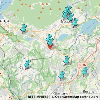 Mappa 22040 Alzate Brianza CO, Italia (4.82583)