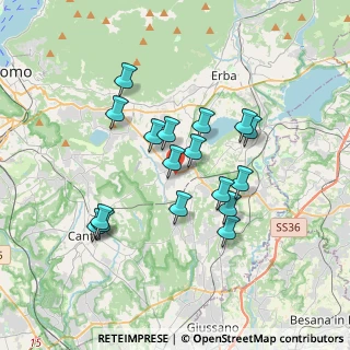 Mappa 22040 Alzate Brianza CO, Italia (3.10412)