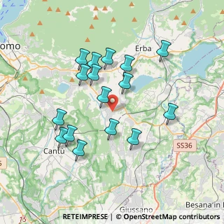 Mappa 22040 Alzate Brianza CO, Italia (3.44313)