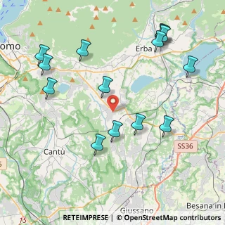 Mappa 22040 Alzate Brianza CO, Italia (4.72571)