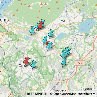 Mappa 22040 Alzate Brianza CO, Italia (3.34571)