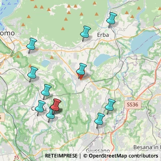 Mappa 22040 Alzate Brianza CO, Italia (4.78308)