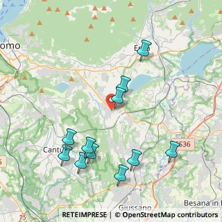 Mappa 22040 Alzate Brianza CO, Italia (4.28364)