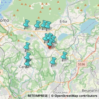 Mappa 22040 Alzate Brianza CO, Italia (3.08154)