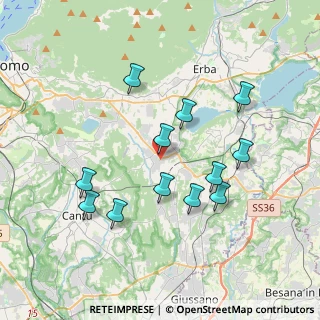 Mappa 22040 Alzate Brianza CO, Italia (3.54)