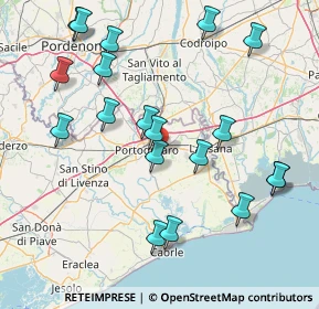 Mappa Via Deledda, 30026 Portogruaro VE, Italia (17.44474)