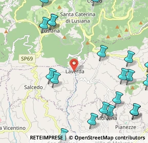Mappa Salcedo, 36040 Salcedo VI, Italia (2.9335)