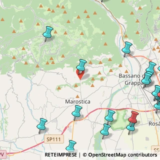 Mappa Via Prai, 36063 Marostica VI, Italia (6.999)