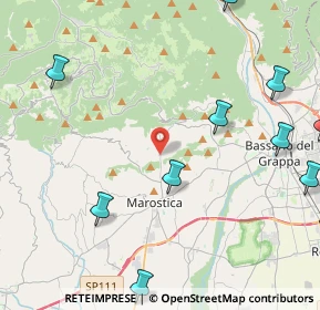 Mappa Via Prai, 36063 Marostica VI, Italia (6.76313)