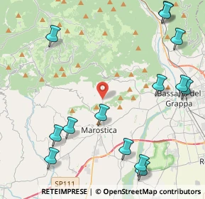 Mappa Via Prai, 36063 Marostica VI, Italia (5.59214)