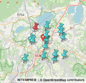 Mappa Via G. Puccini, 23845 Costa Masnaga LC, Italia (2.858)