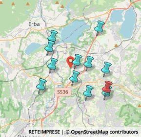 Mappa Via G. Puccini, 23845 Costa Masnaga LC, Italia (3.275)