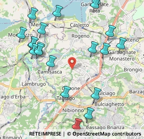 Mappa Via G. Puccini, 23845 Costa Masnaga LC, Italia (2.4515)