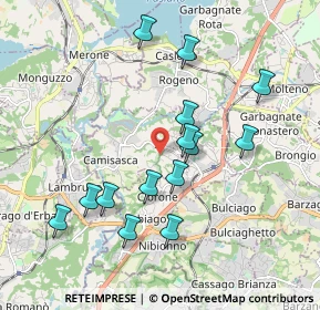 Mappa Via G. Puccini, 23845 Costa Masnaga LC, Italia (1.84714)