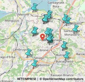 Mappa Via G. Puccini, 23845 Costa Masnaga LC, Italia (1.697)