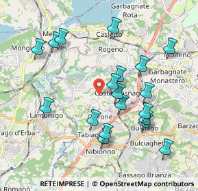 Mappa Via G. Puccini, 23845 Costa Masnaga LC, Italia (1.95737)