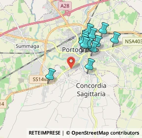 Mappa Via Aldo Manuzio, 30026 Portogruaro VE, Italia (1.52462)