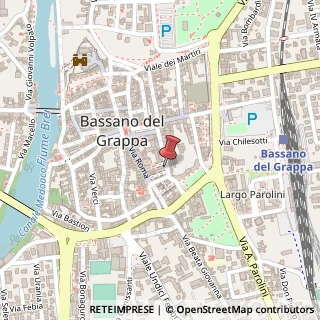 Mappa Via del Museo, 50, 36061 Bassano del Grappa, Vicenza (Veneto)