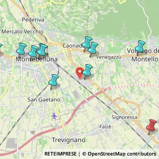 Mappa Via Meucci A., 31044 Montebelluna TV, Italia (2.59909)
