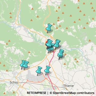 Mappa Via Astico, 36013 Piovene Rocchette VI, Italia (2.54929)