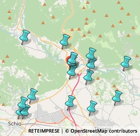 Mappa Via Astico, 36013 Piovene Rocchette VI, Italia (4.27)