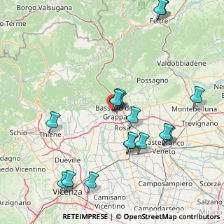 Mappa Via Marco Sasso, 36061 Bassano del Grappa VI, Italia (17.5975)