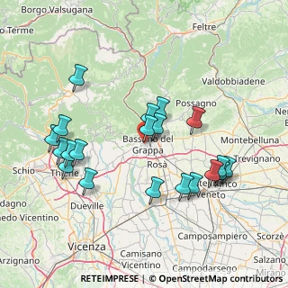 Mappa Via Marco Sasso, 36061 Bassano del Grappa VI, Italia (15.532)