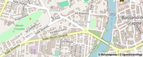 Mappa Bassano del Grappa