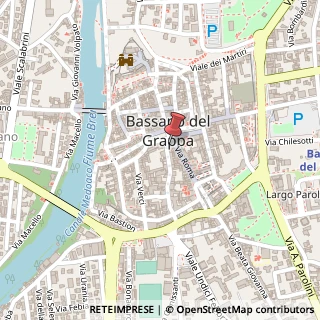 Mappa Via Orazio Marinali, 13, 36061 Bassano del Grappa, Vicenza (Veneto)