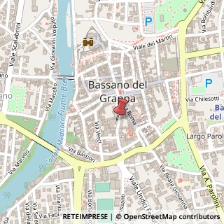 Mappa Via Orazio Marinali, 22, 36061 Bassano del Grappa, Vicenza (Veneto)