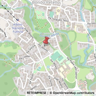 Mappa Via Selvino, 8, 24021 Albino, Bergamo (Lombardia)