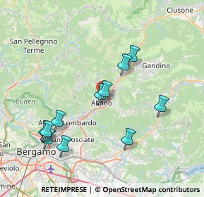 Mappa Via di Vittorio, 24021 Albino BG, Italia (7.64)