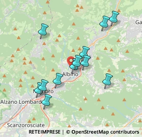 Mappa Via di Vittorio, 24021 Albino BG, Italia (3.47167)