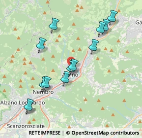 Mappa Via di Vittorio, 24021 Albino BG, Italia (4.00615)