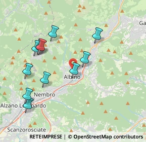 Mappa Via di Vittorio, 24021 Albino BG, Italia (3.95091)