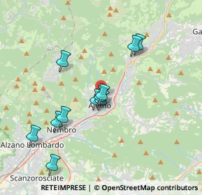 Mappa Via di Vittorio, 24021 Albino BG, Italia (3.41909)
