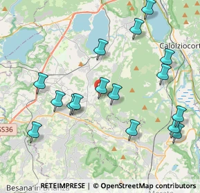 Mappa Via Montecassino, 23884 Castello di Brianza LC, Italia (4.37)