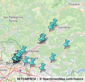 Mappa Via Ripa, 24021 Albino BG, Italia (9.94)