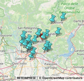 Mappa Via Ripa, 24021 Albino BG, Italia (10.8075)