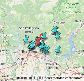 Mappa Via Milano, 24021 Albino BG, Italia (9.514)